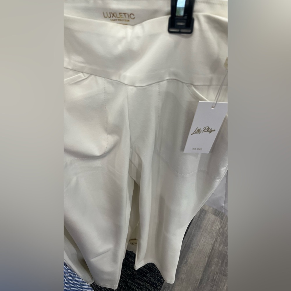 Lilly Pulitzer kick flare white corso pants